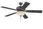 Craftmade - K11105 - 52" Ceiling Fan Motor with Blades Included - Pro Builder 202 - Oiled Bronze
