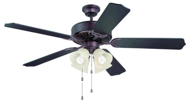 Craftmade - K11110 - 52" Ceiling Fan Motor with Blades Included - Pro Builder 204 - Oiled Bronze