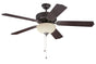 Craftmade - K11125 - 52" Ceiling Fan Motor with Blades Included - Pro Builder 208 - Aged Bronze Textured