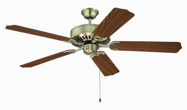 Craftmade - K11131 - 52" Ceiling Fan Motor with Blades Included - Pro Builder - Antique Brass