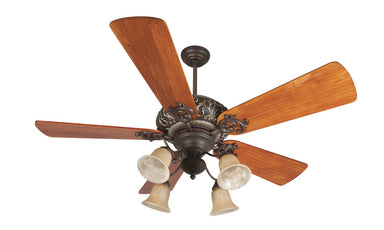 Craftmade - K11150 - 52" Ceiling Fan Motor with Blades Included - Ophelia - Aged Bronze/Vintage Madera