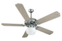 Craftmade - K11154 - 52" Ceiling Fan Motor with Blades Included - Porch Fan - Galvanized