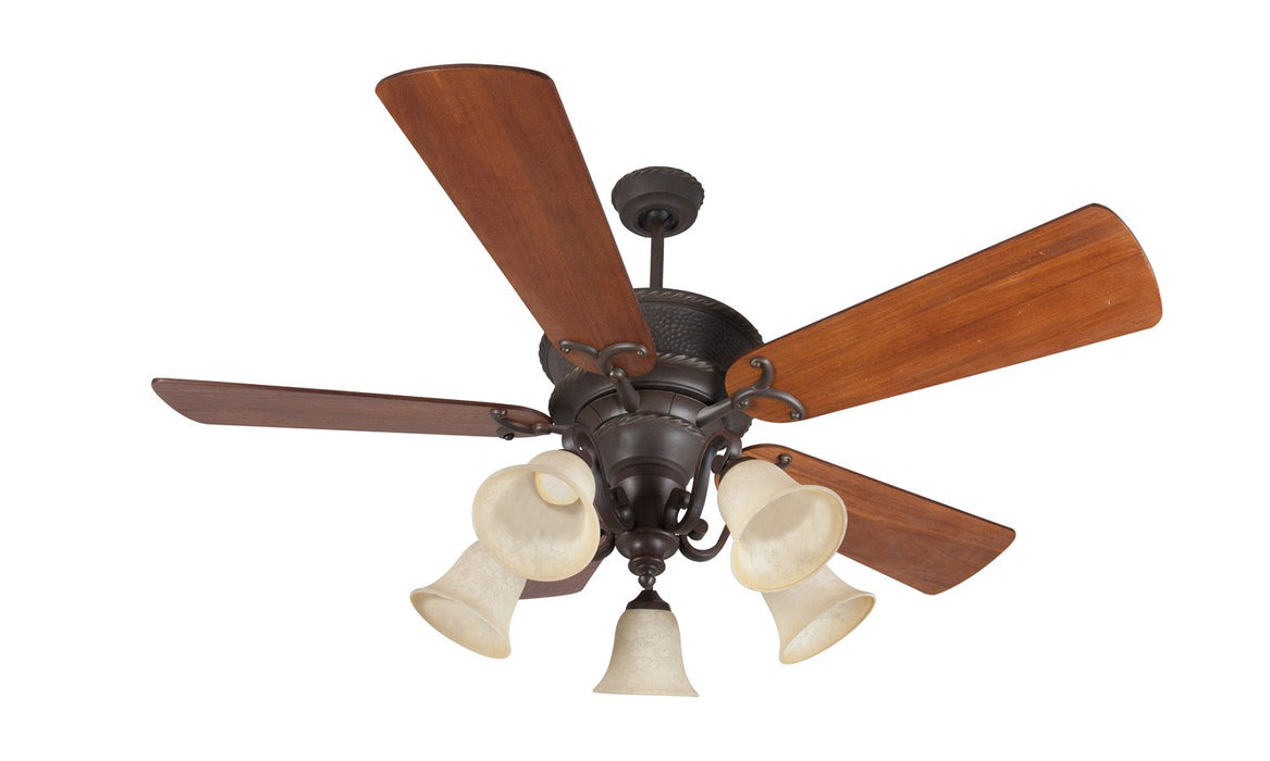 Craftmade - K11155 - 52" Ceiling Fan Motor with Blades Included - Riata - Aged Bronze Textured