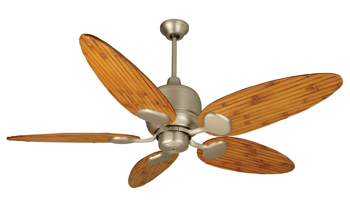 Craftmade - K11160 - 52" Ceiling Fan Motor with Blades Included - Kona Bay - Brushed Satin Nickel