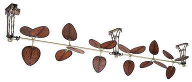 Fanimation - FP603AB-220 - Three Sections Ceiling Fan - Palmetto - Antique Brass