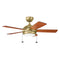 Kichler - 330171NBR - 42``Ceiling Fan - Starkk - Natural Brass