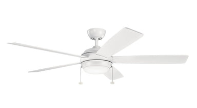 Kichler - 330180MWH - 60``Ceiling Fan - Starkk - Matte White