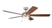 Kichler - 330180NI - 60``Ceiling Fan - Starkk - Brushed Nickel