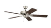 Kichler - 401NI - 52``Ceiling Fan - Basics - Brushed Nickel