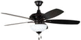 Craftmade - CN52OBG5-WG - 52" Ceiling Fan w/Blades and Light Kit - Copeland - Oiled Bronze Gilded