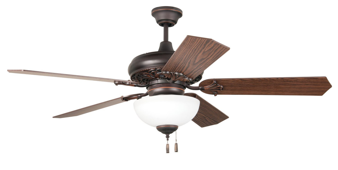 Craftmade - MI52OBG-WG - 52" Ceiling Fan w/Light Kit - Mia - Oiled Bronze Gilded