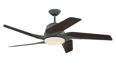 Craftmade Solo Encore SOE54AGV5 54" Ceiling Fan w/Blades and Light Kit in Aged Galvanized