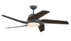 Craftmade - SOE54AGV5 - 54" Ceiling Fan w/Blades and Light Kit - Solo Encore - Aged Galvanized