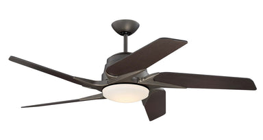 Craftmade Solo Encore SOE54ESP5 54" Ceiling Fan w/Blades and Light Kit in Espresso