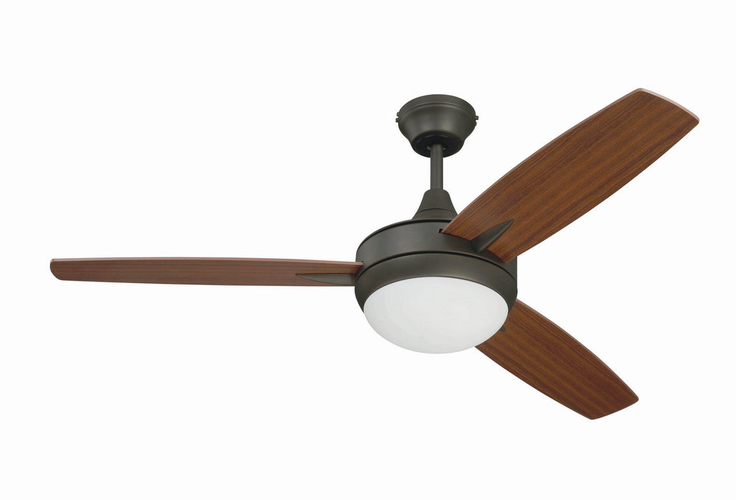 Craftmade Targas TG48ESP3 48" Ceiling Fan w/Blades and Light Kit in Espresso