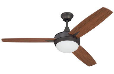 Craftmade - TG52ESP3 - 52" Ceiling Fan w/Blades and Light Kit - Targas - Espresso