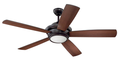 Craftmade Tempo TMP52OB5 52" Ceiling Fan w/Blades and Light Kit in Oiled Bronze