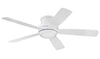 Craftmade - TMPH52W5 - 52" Ceiling Fan w/Blades and Light Kit - Tempo Hugger - White