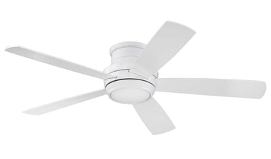 Craftmade Tempo Hugger TMPH52W5 52" Ceiling Fan w/Blades and Light Kit in White