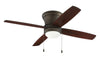 Craftmade - LAVH52ESP4 - 52" Ceiling Fan w/ Blades and Light Kit - Laval Hugger - Espresso