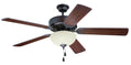 Craftmade - K11201 - 52" Ceiling Fan Motor with Blades Included - Pro Builder 202 - Aged Bronze Brushed