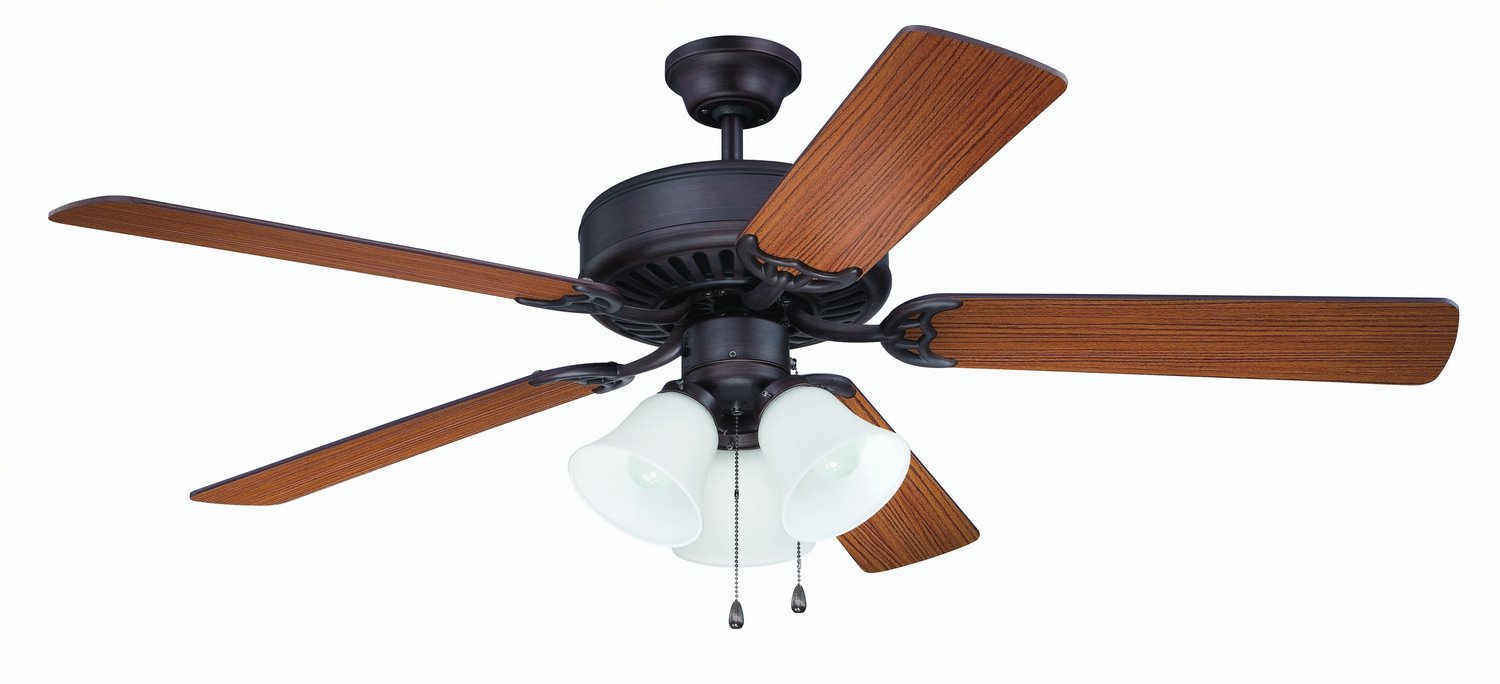 Craftmade - K11204 - 52" Ceiling Fan Motor with Blades Included - Pro Builder 205 - Aged Bronze Brushed