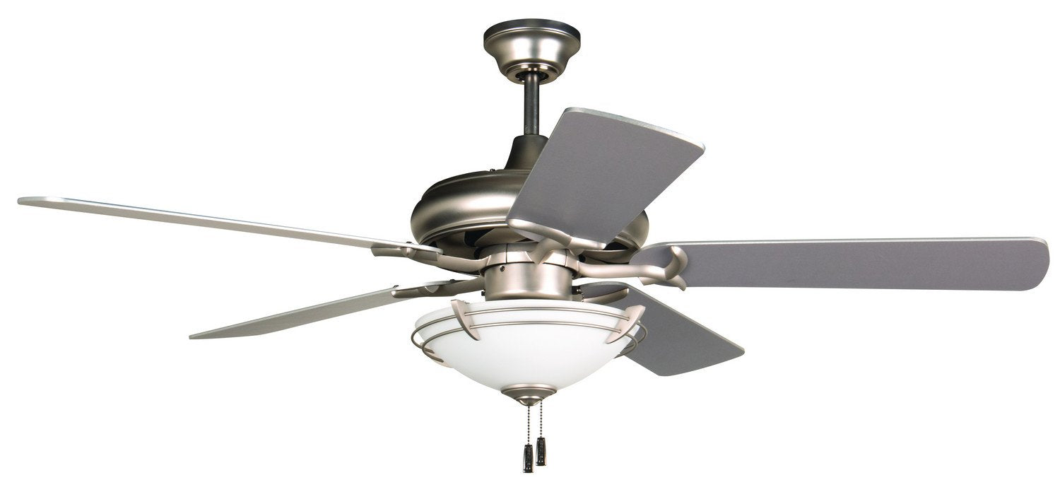 Craftmade - K11213 - 52" Ceiling Fan Motor with Blades Included - Civic - Brushed Satin Nickel