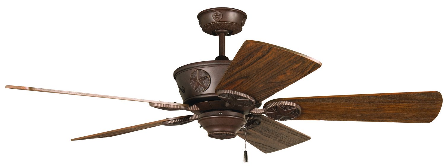 Craftmade - K11216 - 52" Ceiling Fan Motor with Blades Included - Chaparral - Aged Bronze Textured