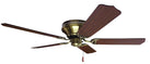 Craftmade - K11242 - 52" Ceiling Fan Motor with Blades Included - Pro Contemporary Flushmount - Antique Brass