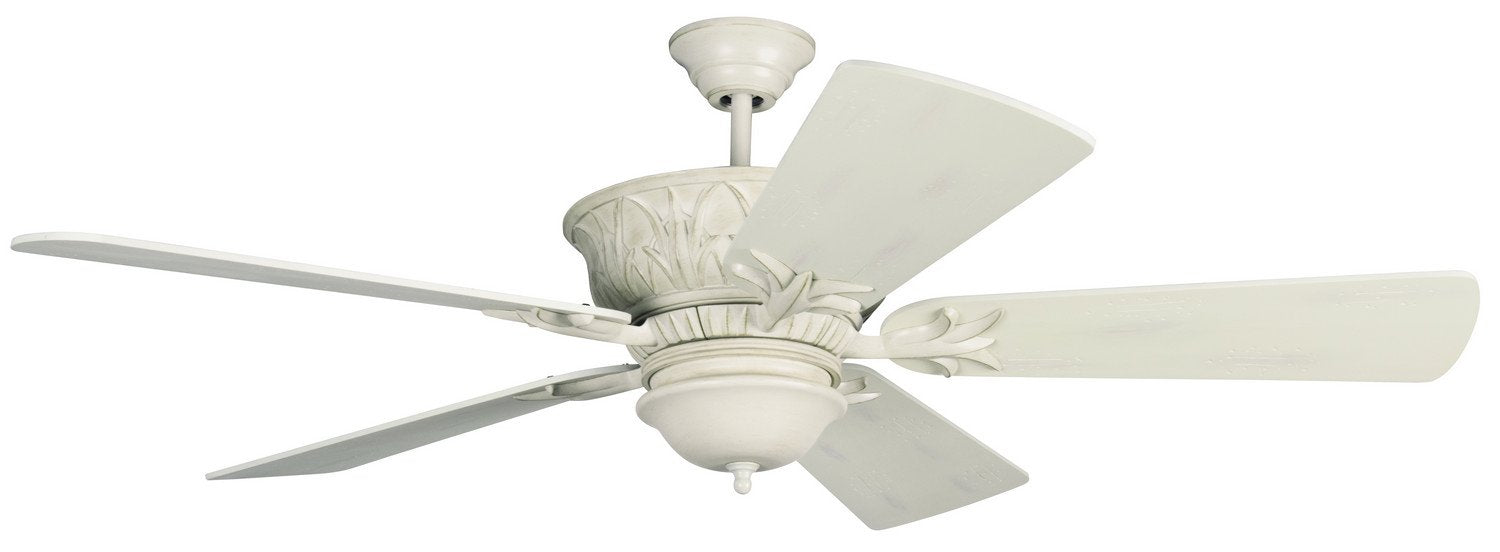 Craftmade - K11245 - 52" Ceiling Fan Motor with Blades Included - Pavilion - Antique White Distressed