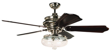 Craftmade - K11262 - 52" Ceiling Fan Motor with Blades Included - Townsend - Polished Nickel