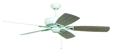 Craftmade - SUA56WW5 - 56" Ceiling Fan with Blades Included - Supreme Air - White