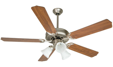 Craftmade - K10405 - 52" Ceiling Fan Motor with Blades Included - Pro Builder 205 - Brushed Satin Nickel