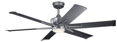 Kichler - 300300WSP - 60``Ceiling Fan - Szeplo Patio - Weathered Steel Powder Coat