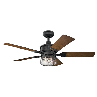 Kichler - 310139DBK - 52``Ceiling Fan - Lyndon Patio - Distressed Black