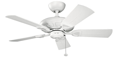 Kichler - 310144MWH - 42``Ceiling Fan - Kevlar - Matte White