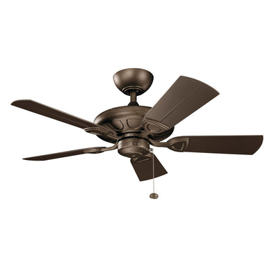 Kichler - 310144WCP - 42``Ceiling Fan - Kevlar - Weathered Copper Powder Coat