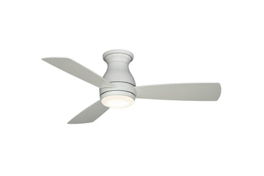 Fanimation - FPS8332MWW-220 - 44" Ceiling Fan - Hugh 44 - Matte White