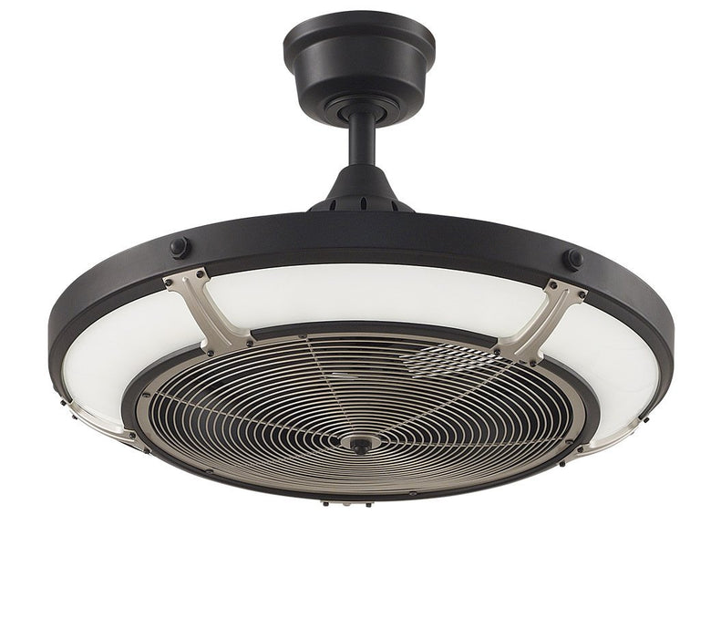 Fanimation - FP6260BLBN - 24" Ceiling Fan - Pickett Drum - Black