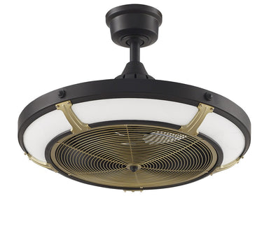 Fanimation - FP6260BLBS - 24" Ceiling Fan - Pickett Drum - Black