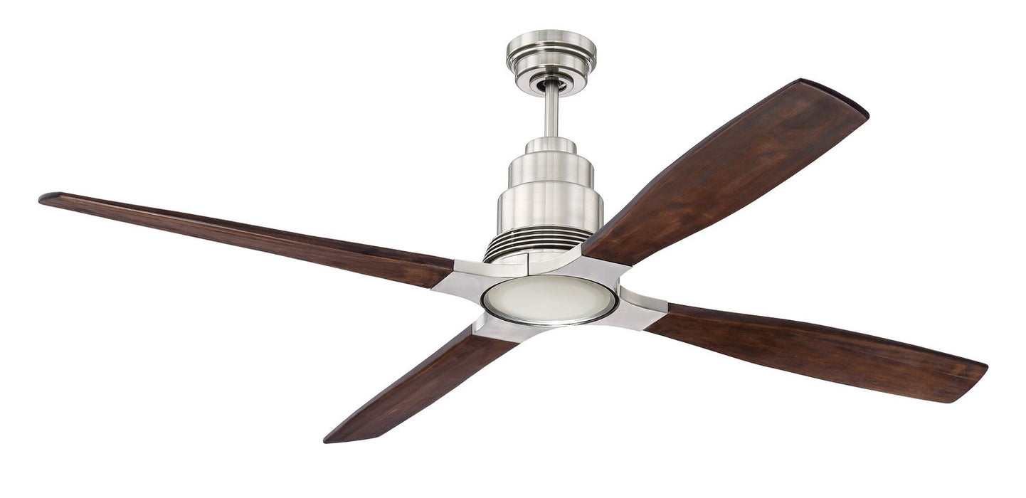 Craftmade - RIC60BNK - 60" Ceiling Fan - Ricasso - Brushed Polished Nickel