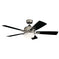 Kichler - 300457NI - 52``Ceiling Fan - Leeds - Brushed Nickel