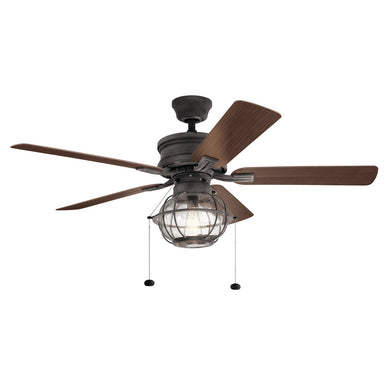 Kichler - 310220WZC - 52``Ceiling Fan - Tess - Weathered Zinc