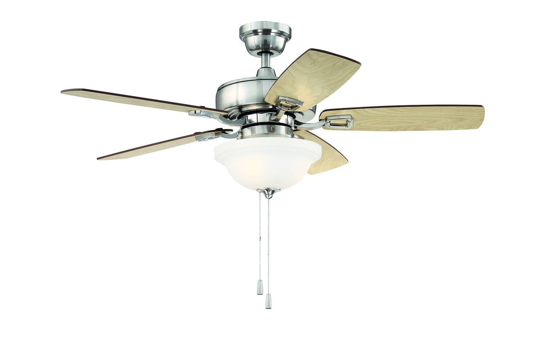 Craftmade - TCE52BNK5C1 - 52''Ceiling Fan - Twist N Click - Brushed Polished Nickel