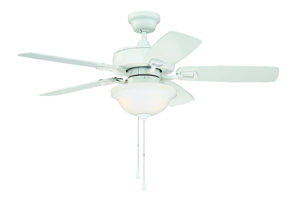 Craftmade - TCE52W5C1 - 52''Ceiling Fan - Twist N Click - White