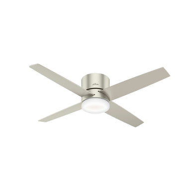 Hunter 59373 Advocate Collection -  54"Low Profile Matte Nickel - WIFI