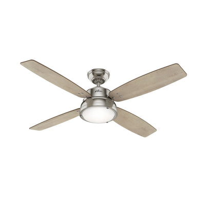 Hunter 59439 Wingate - 52" w/ Light Brushed Nickel