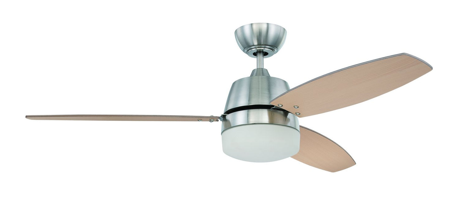 Craftmade BEL52BNK3-LED-UCI 52" Ceiling Fan - Beltre in Brushed Polished Nickel