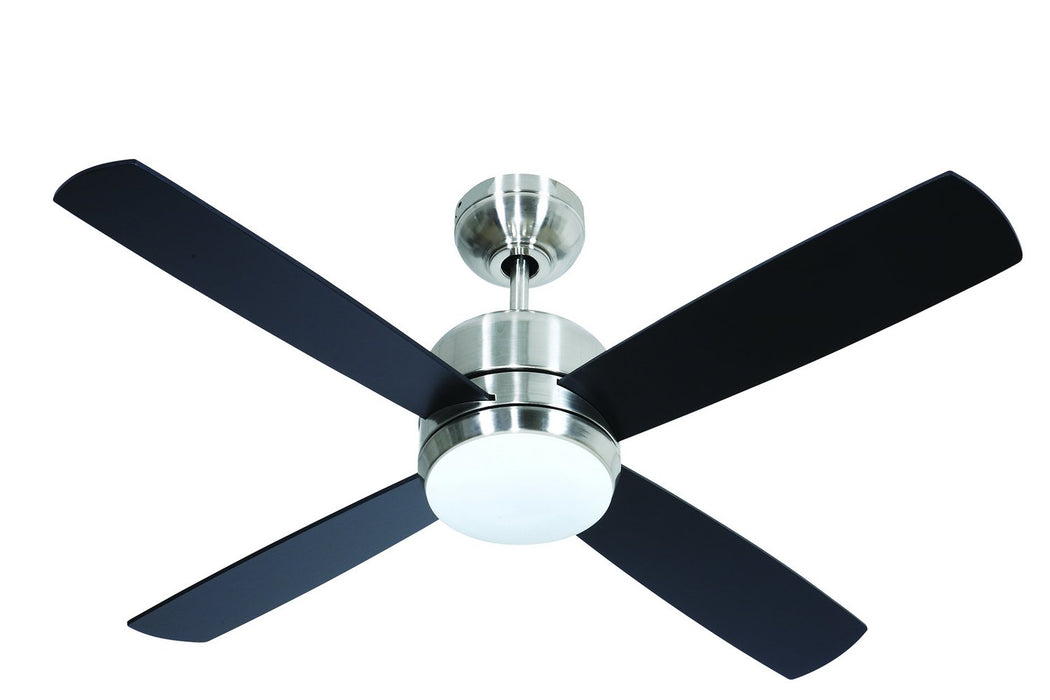 Craftmade MN44BNK4-LED-UCI 44" Ceiling Fan - Montreal in Brushed Polished Nickel