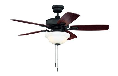 Craftmade TCE52ESP5C1 52" Ceiling Fan - Twist N Click in Espresso